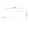 Fali lámpa TILA 30 fehér 1x40W G9 Sollux Lighting