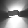 Fali lámpa QUAD MAXI szürke 2x40W G9 Sollux Lighting