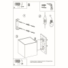 Fali lámpa QUAD beton 1x40W G9 Sollux Lighting 1x40W G9