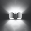 Fali lámpa ORBIS 2 fehér 2x40W G9 Sollux Lighting