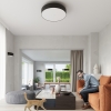 Fali lámpa SKALA fekete 2x60W E27 Sollux Lighting