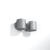 ORBIS 2 fali lámpa szürke 2x40W G9 Sollux Lighting