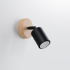 Fali lámpa VERDO fekete 1x10W GU10 Sollux Lighting