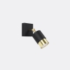 NERO fekete/arany fali lámpa 1x40W GU10 Sollux Lighting