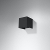 Fali lámpa LUCA fekete LED IP54 1x6W LED Sollux Lighting 1x6W LED