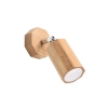 Fali lámpa ZEKE tölgy 1x40W E27 Sollux Lighting