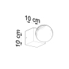 Fali lámpa ARIZ természetes fa 1x60W E27 Sollux Lighting 1x60W E27