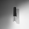 Fali lámpa LOOPEZ fekete/króm 2x40W GU10 Sollux Lighting