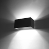 Fali lámpa QUAD MAXI fekete 2x40W G9 Sollux Lighting