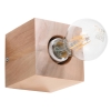 Fali lámpa ARIZ természetes fa 1x60W E27 Sollux Lighting 1x60W E27