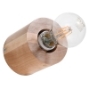 Falilámpa SALGADO natúr fa 1x60W E27 Sollux Lighting