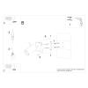 Fali lámpa RING fekete színű kapcsolóval 1x40W GU10 Sollux Lighting