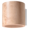 Fali lámpa ORBIS natúr fa 1x40W G9 Sollux Lighting
