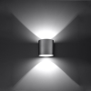 Fali lámpa ORBIS 1 szürke 1x40W G9 Sollux Lighting
