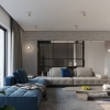 SALGADO beton 1x60W E27 asztali lámpa Sollux Lighting