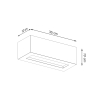 Fali lámpa VEGA 30 konkrét 1x60W E27 Sollux Lighting 1x60W E27