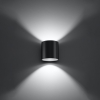 ORBIS 1 fali lámpa antracit 1x40W G9 Sollux Lighting