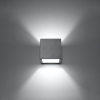 Fali lámpa QUAD beton 1x40W G9 Sollux Lighting 1x40W G9