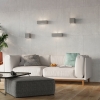 VEGA szürke 1x60W E27 kerámia falilámpa a Sollux Lighting-tól