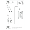 Fali lámpa LAGOS 2 fényes arany 2x10W GU10 Sollux Lighting