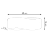 Fali lámpa TILA 40 fehér 1x40W G9 Sollux Lighting 1x40W G9
