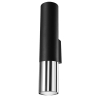 Fali lámpa LOOPEZ fekete/króm 2x40W GU10 Sollux Lighting