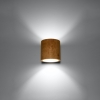 Fali lámpa ORBIS natúr fa 1x40W G9 Sollux Lighting