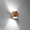Fali lámpa WOODY természetes fa 1x40W G9 Sollux Lighting
