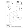 Fali lámpa ARIZ természetes fa 1x60W E27 Sollux Lighting 1x60W E27