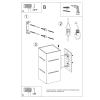 Fali lámpa BLOCCO szürke 1x40W G9 Sollux Lighting