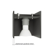 Fali lámpa QUAD 2 fehér 2x40W G9 Sollux Lighting