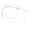 Fali lámpa TONI fehér 1x8W G9 Sollux Lighting 1x8W G9
