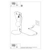 ARBY íróasztali lámpa fehér 1x60W E 27 Sollux Lighting