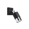 NERO fali lámpa fekete/króm 1x40W GU10 Sollux Lighting