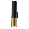 Fali lámpa LOOPEZ fekete/arany 2x40W GU10 Sollux Lighting