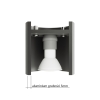 Fali lámpa ORBIS 2 fekete 2x40W G9 Sollux Lighting