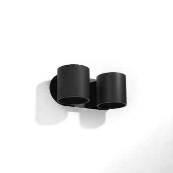 Fali lámpa ORBIS 2 fekete 2x40W G9 Sollux Lighting