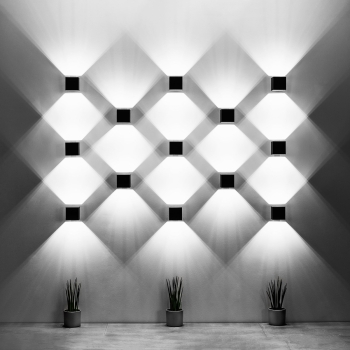 Fali lámpa QUAD 1 fekete 1x40W G9 Sollux Lighting