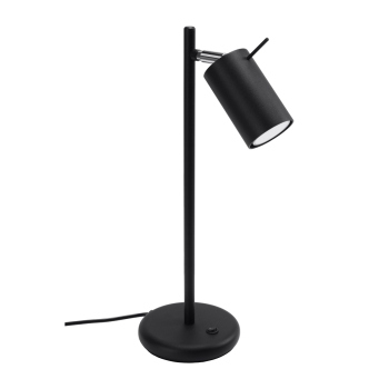 RING íróasztali lámpa fekete 1x40W GU10 Sollux Lighting