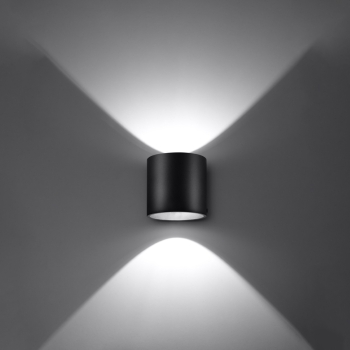 Fali lámpa ORBIS 1 fekete 1x40W G9 Sollux Lighting
