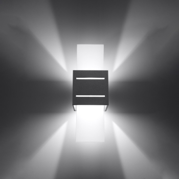 LORETO fali lámpa szürke 1x40W G9 Sollux Lighting