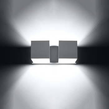Fali lámpa QUAD 2 fehér 2x40W G9 Sollux Lighting