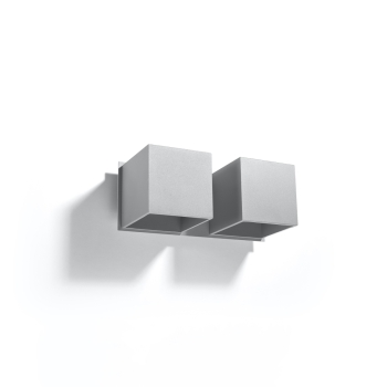 Fali lámpa QUAD 2 szürke 2x40W G9 Sollux Lighting