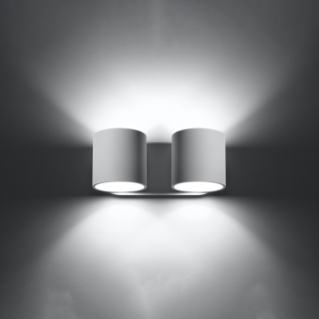 Fali lámpa ORBIS 2 fehér 2x40W G9 Sollux Lighting