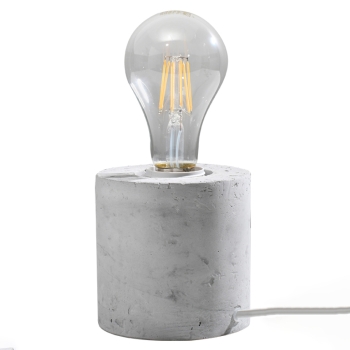 SALGADO beton 1x60W E27 asztali lámpa Sollux Lighting