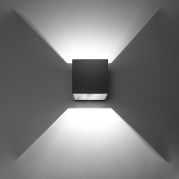 Fali lámpa QUAD 1 fekete 1x40W G9 Sollux Lighting