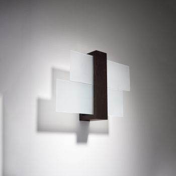 Fali lámpa FENIKS 1 wenge 1x60W E27 Sollux Lighting