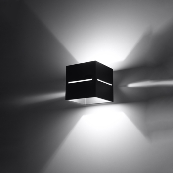 Fali lámpa LOBO fekete 1x40W G9 Sollux Lighting