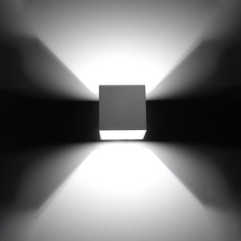 Fali lámpa QUAD 1 szürke 1x40W G9 Sollux Lighting