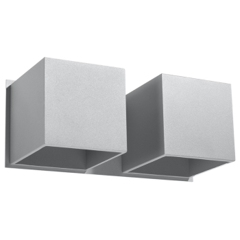Fali lámpa QUAD 2 szürke 2x40W G9 Sollux Lighting